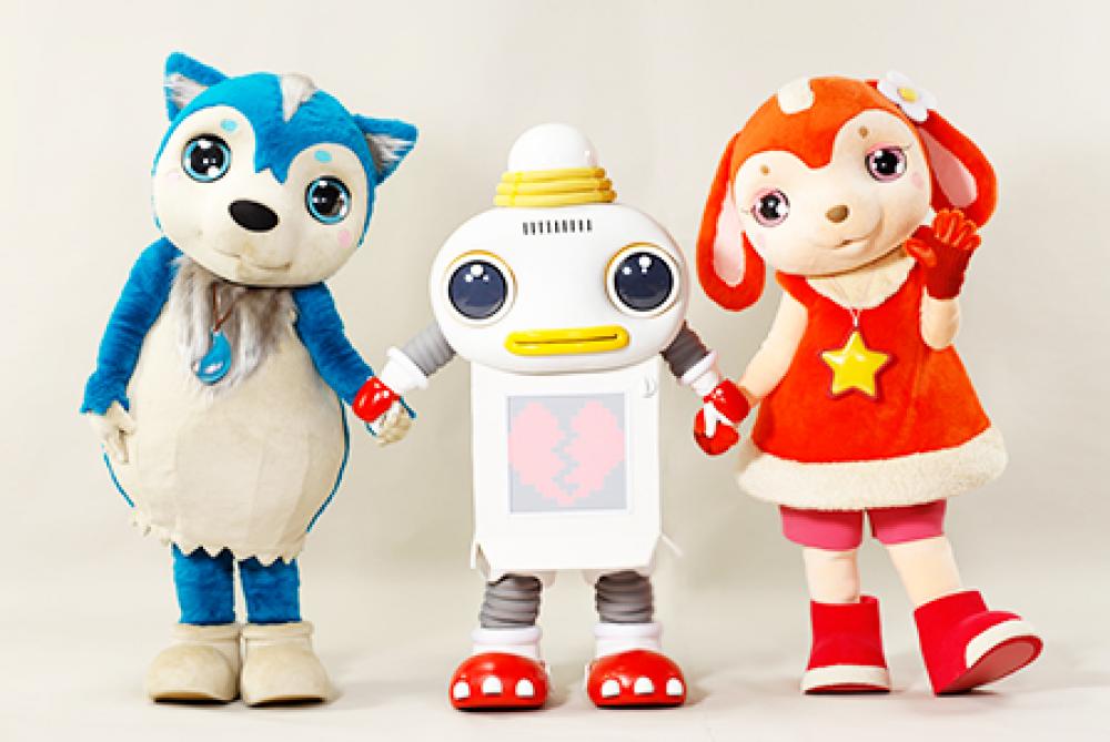 おかあさんといっしょの新しいキャラクター、チョロミー、ムームー、ロボット・ガラピコ