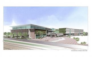 新宮町に建設中の新設小学校の校名が「新宮町立新宮北小学校」に決定