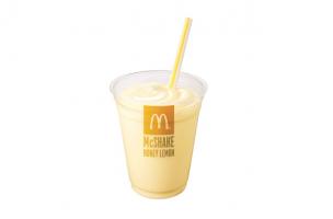 マクドナルドの新しいスイーツブランド「By McSWEETS」第1弾!「マックシェイク はちみつレモン」初登場