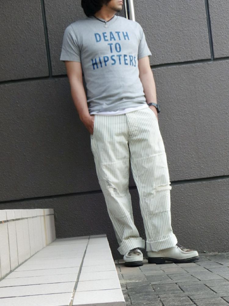 DEPSEA JAPAN ヒッコリーペインターパンツ