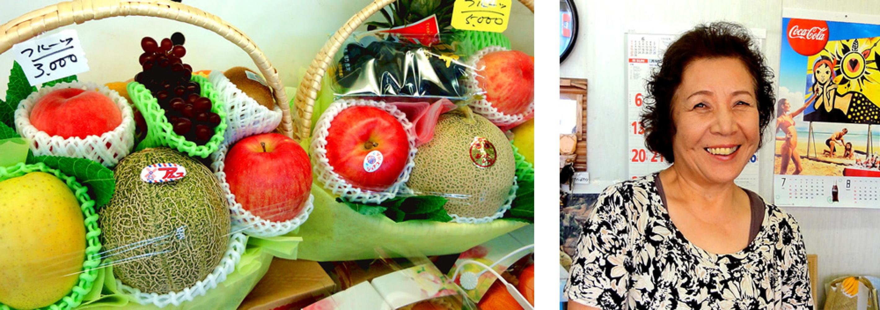 籠物も多く取り揃えています 丸栄フルーツ