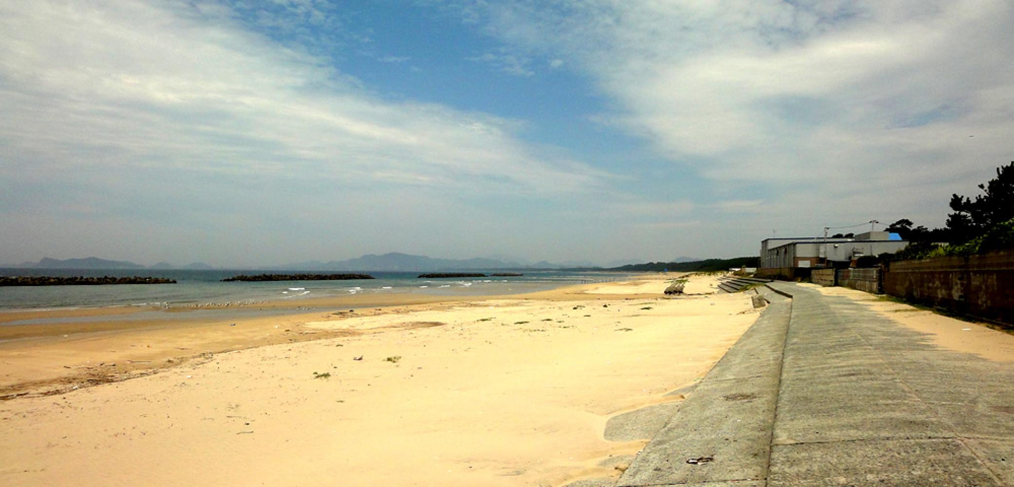 西側の海岸線 新宮海岸