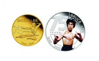 伝説のアクションスター「ブルース・リー」生誕75周年で記念コイン発売